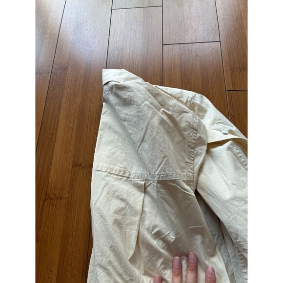 Rowan Off White Orange Cotton Button Up Shirt - Large - Picture 6 of 6